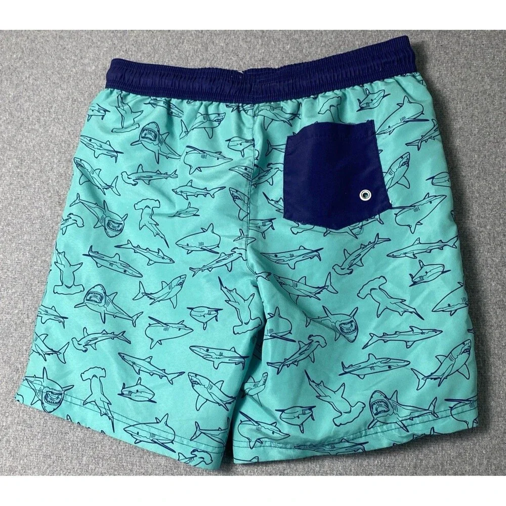 Tommy Bahama Swim Trunks Board Shorts, Sharks | Big Boys XL (14)